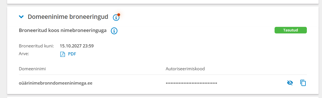 Broneering makstud
